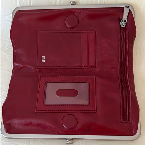 HOBO Red Leather Clutch - Picture 2 of 4